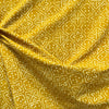 Dabu Yellow Geometric Hand Block Printed Fabric