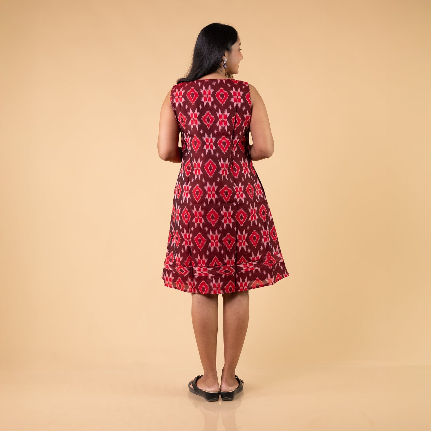Handwoven Mercerised Ikkat Dress