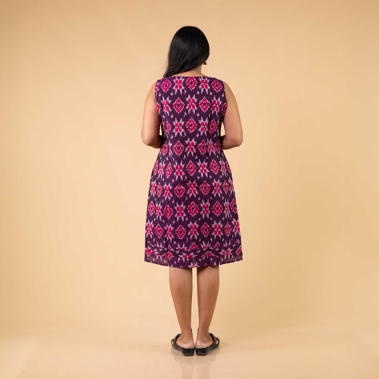 Handwoven Mercerised Ikkat Dress