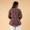 Ajrakh Brown Hand Block Printed Tunic